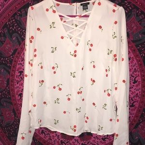 Rue 21 long sleeve chambray feeling shirt